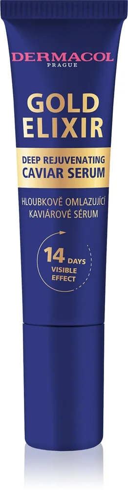 Dermacol Gold Elixir Dybdereparerende serum Med kaviar 12 ml