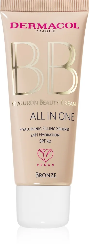 Dermacol Hyaluron Beauty Cream Fugtgivende BB creme SPF 30 Skygge No. 2 Bronze 30 ml