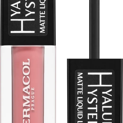 Dermacol Hyaluron Hysteria nestemäinen mattahuulipuna sävy 04 4.5 ml