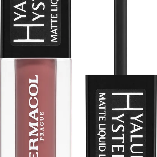 Dermacol Hyaluron Hysteria nestemäinen mattahuulipuna sävy 06 4.5 ml