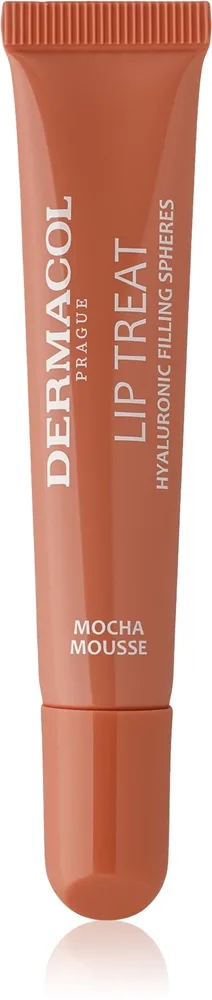 Dermacol Lip Treat Fugtende læbeglans Skygge 8 Mocha Mousse (Caramel Toffee) 10 ml