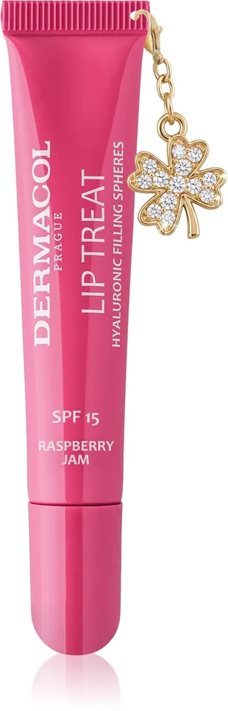 Dermacol Lip Treat kosteuttava huulikiilto SPF 15 sävy 16 Raspberry Jam 10 ml