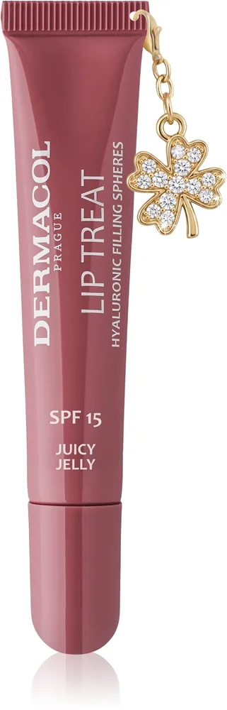 Dermacol Lip Treat kosteuttava huulikiilto SPF 15 sävy 15 Juicy Jelly 10 ml
