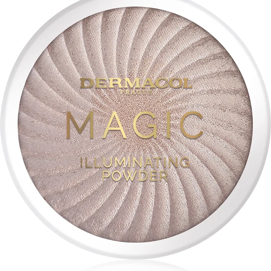 Dermacol Magic Professionell pressat highlighter-puder Rose Gold 8 g