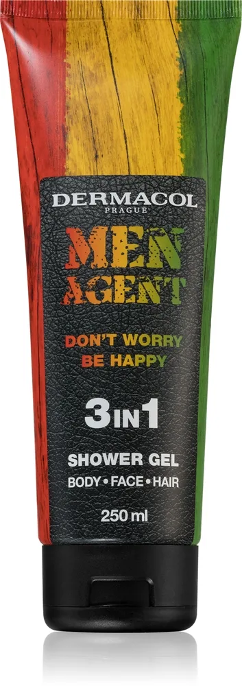 Dermacol Men Agent Don´t Worry Be Happy Duschtvål 3-i-1 250 ml