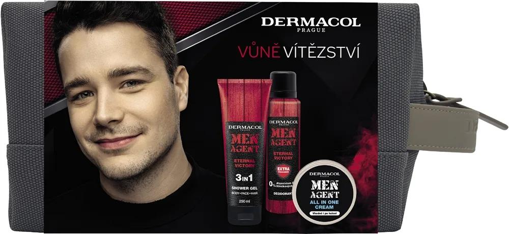Dermacol Men Agent Eternal Victory lahjasetti päivittäiseen käyttöön miehille