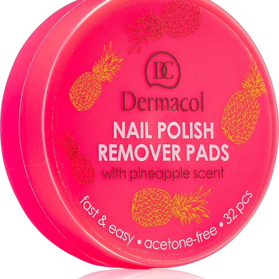 Dermacol Nail Care Odorless Lugtfri neglelakfjerner 32 stk.
