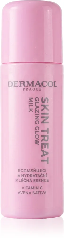 Dermacol Skin Treat Glazing Glow Milk kasvoesanssi kirkastamaan ja kosteuttamaan 100 ml
