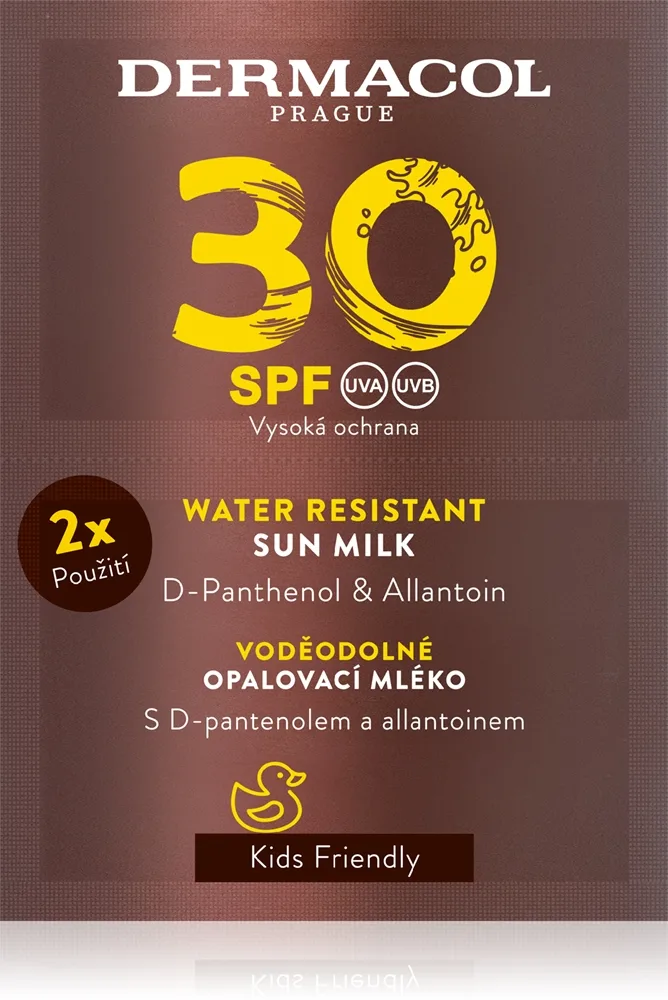Dermacol Sun Water Resistant vedenkestävä aurinkosuojamaito SPF 30 2x15 ml