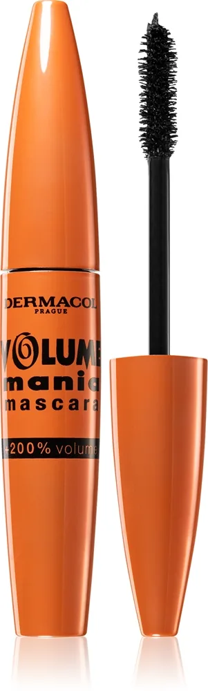 Dermacol Volume Mania +200% Volume volyymia antava ripsiväri sävy Black 10,5 ml