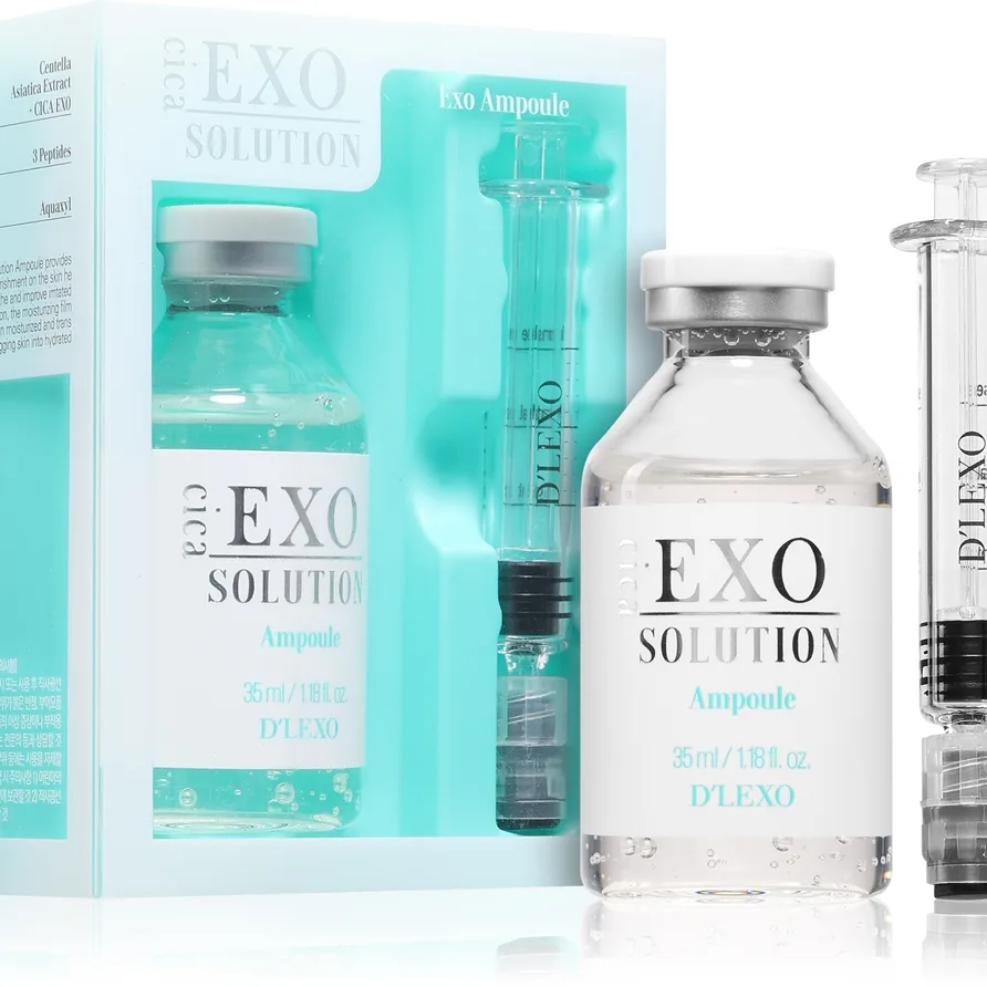Dermaline D'LEXO Cica EXO Solution Ampoule fugtgivende og beroligende serum med anti-aldringseffekt 35 ml