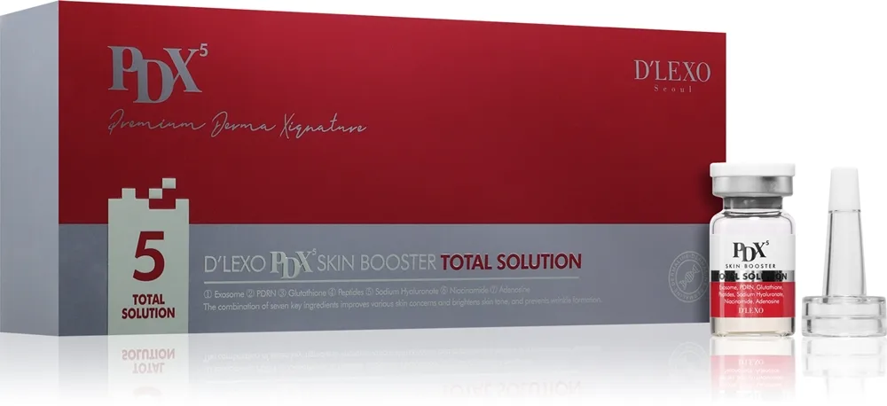 Dermaline D'LEXO PDX5 Skin Booster Total Solution Intensiv föryngringsbehandling 5x5 ml