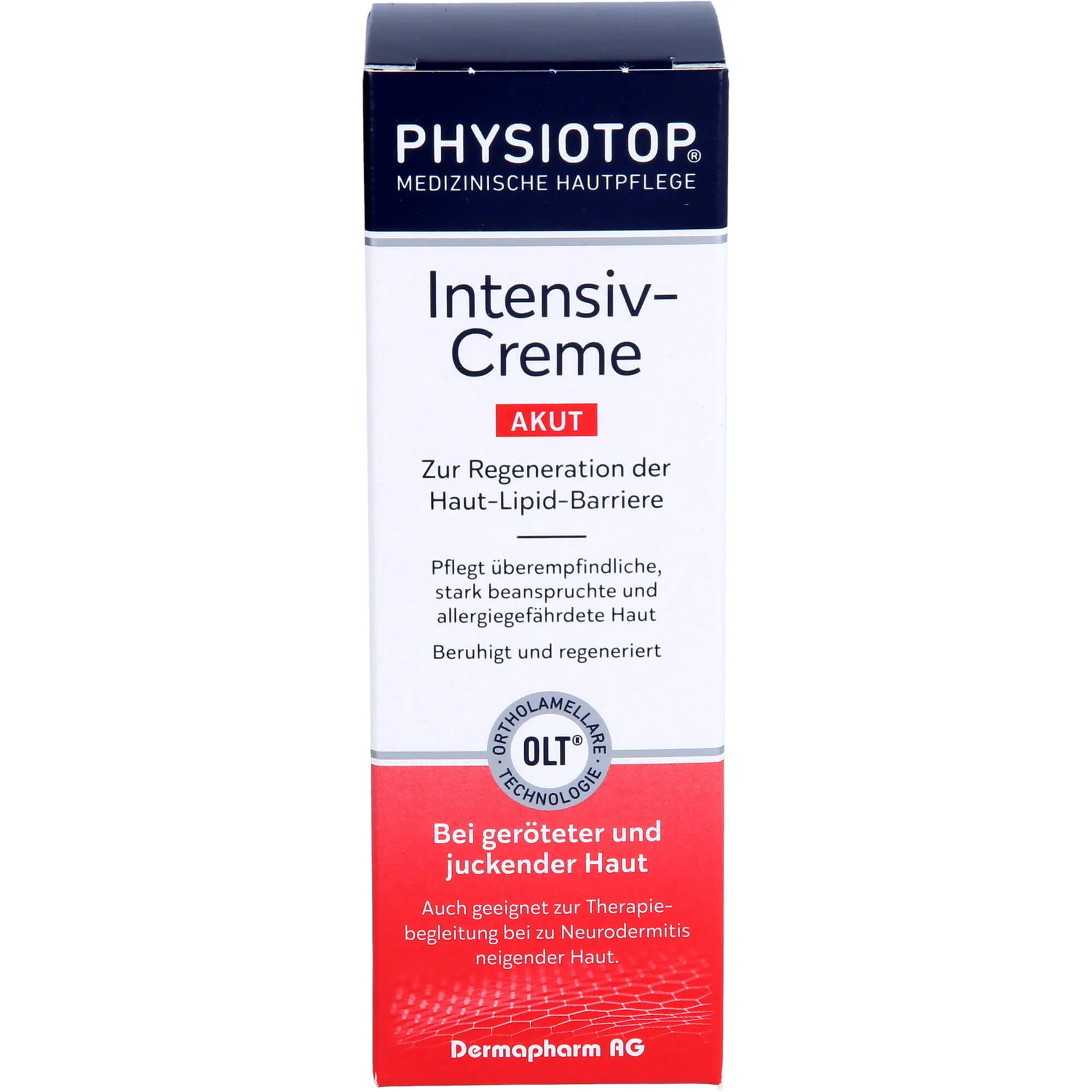 PHYSIOTOP Akut Intensiv-Creme zur Regeneration der Haut-Lipid-Barriere, 50 ml Creme