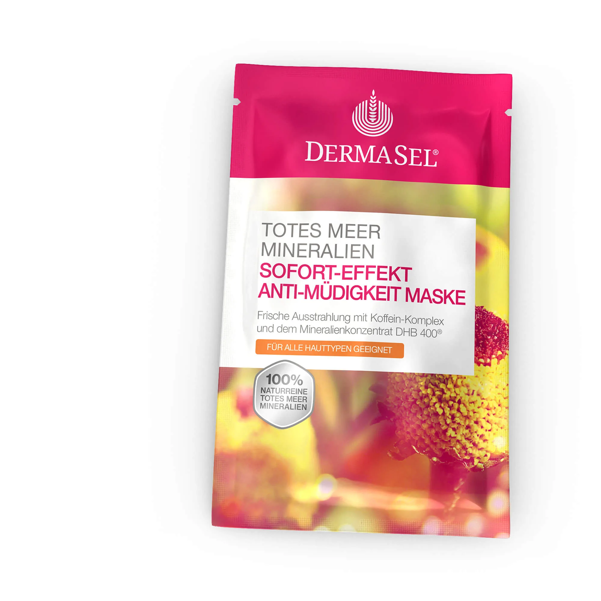 DERMASEL Totes Meer Maske Anti-Müdigkeit, 12 ml Gesichtsmaske
