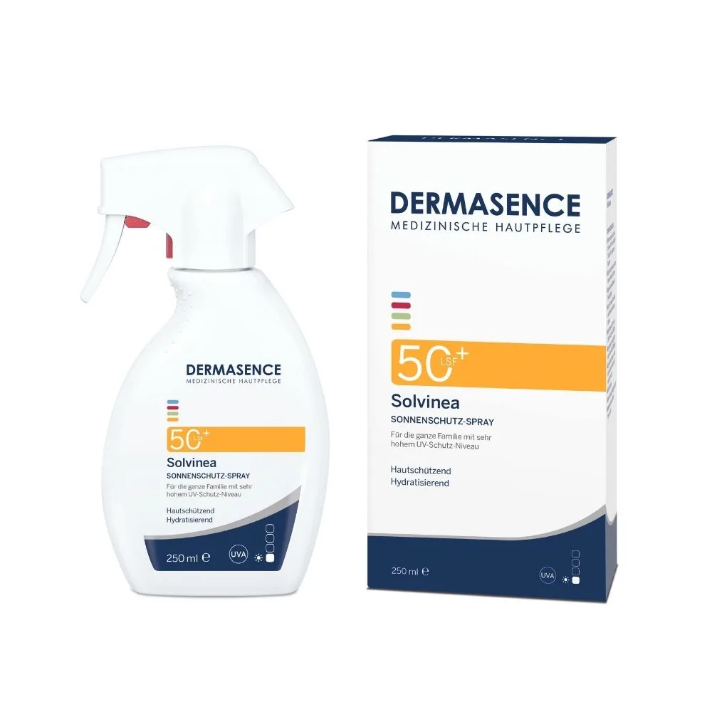 Dermasence Solvinea Sonnenschutz-Spray LSF 50+, 250 ml Lösung