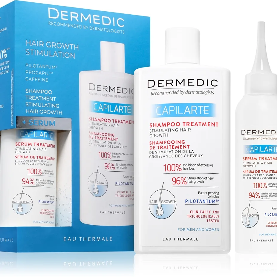 Dermedic Capilarte Hair Growth lahjasetti hiustenkasvua stimuloiva
