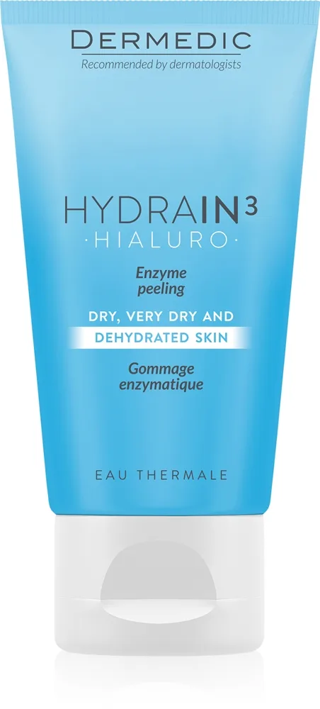 Dermedic Hydrain3 Hialuro entsymaattinen kuorinta kuivalle ja kosteutensa menettäneelle iholle 50 g