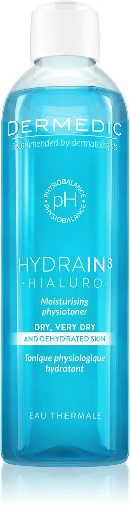 Dermedic Hydrain3 Hialuro Fugtende toner Til meget tør hud 200 ml