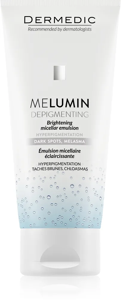 Dermedic Melumin Rengörande micellär emulsion För hud med hyperpigmentering 200 ml