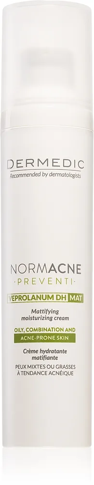 Dermedic Normacne Preventi Mattifierande fuktgivande vård för fet och blandhud 40 ml