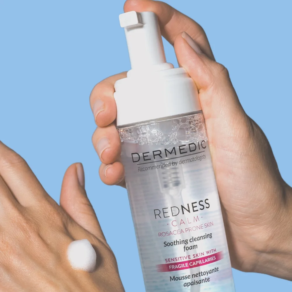 Dermedic Redness Calm Dermo lindrande djupt rengörande skum 150 ml