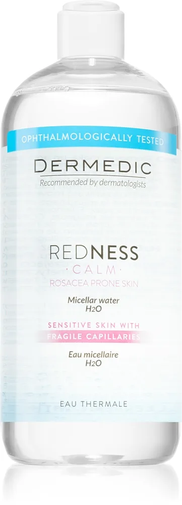 Dermedic Redness Calm Miscellar vand til sensitiv, rødpigmenteret hud 500 ml