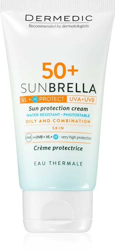 Dermedic Sunbrella suojaava voide rasvaiselle ja sekaiholle SPF 50+ 50 g