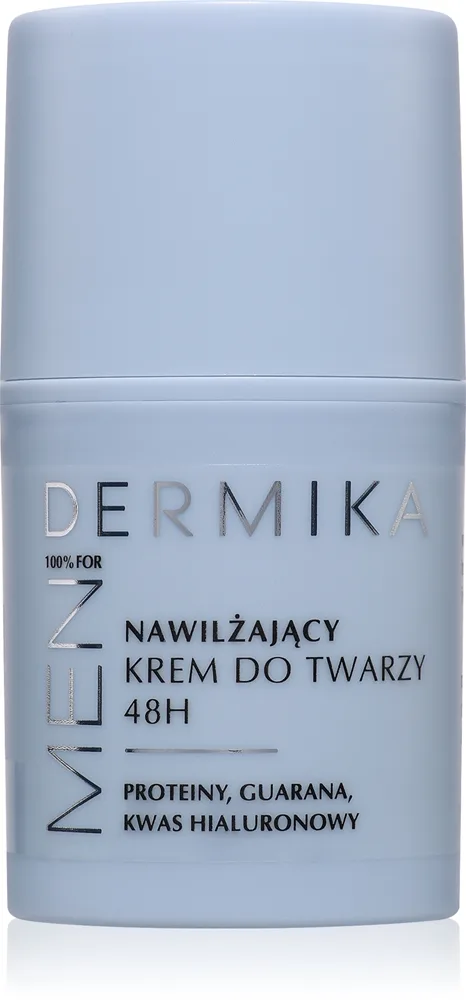 Dermika 100% for Men 48H kosteuttava voide kasvoille miehille 50 ml