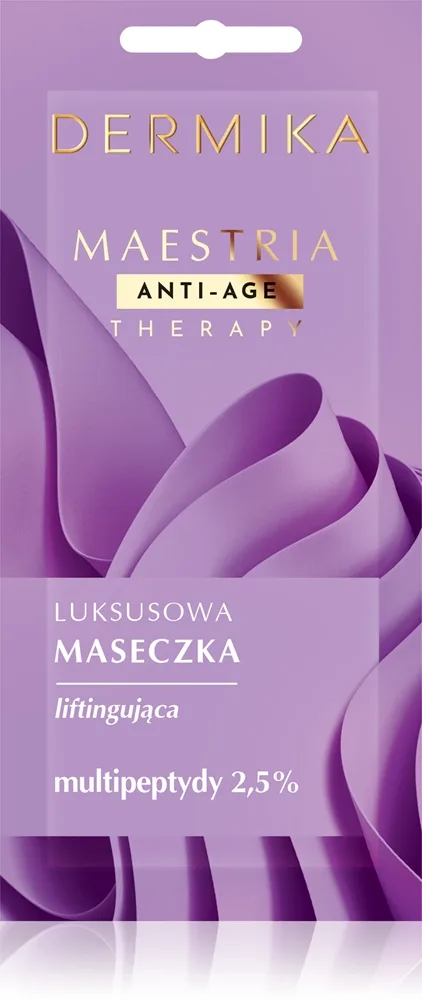 Dermika Maestria kohottava naamio sisältää peptidejä 5 ml