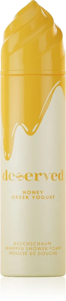 DESERVED Whipped Shower Foam Honey Greek Yogurt Duschskum för kropp 250 ml