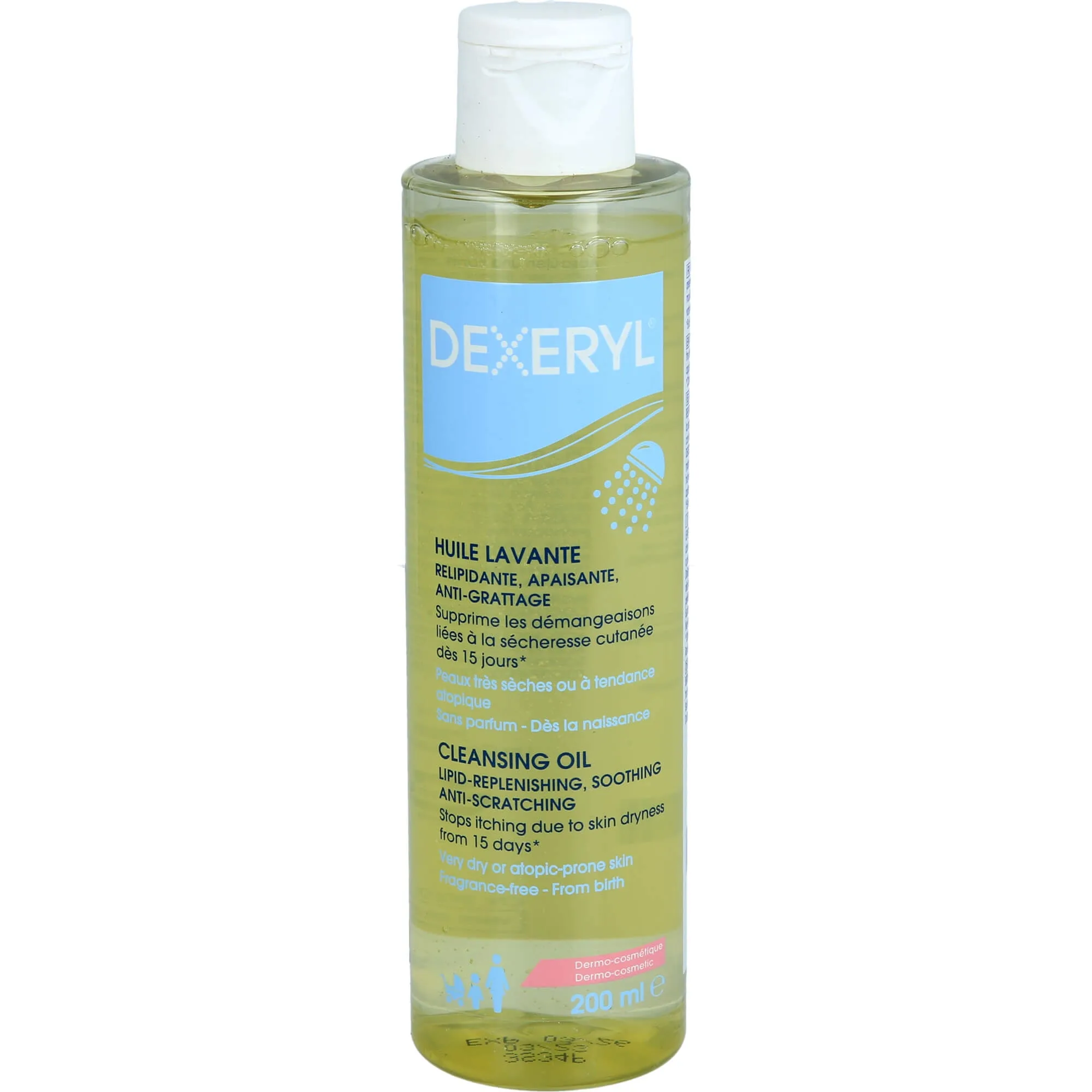 DEXERYL Reinigungsöl sanfte Reinigung bei trockener Haut, 200 ml Öl