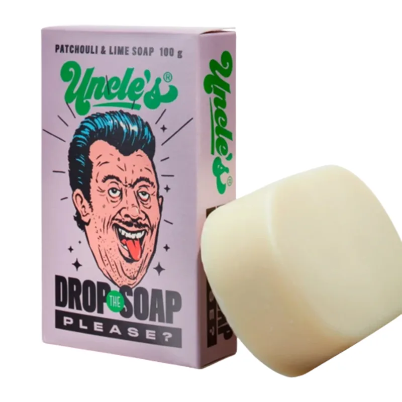 Dick Johnsons Uncle's Patchouli & Lime Soap Bar Don't Drop the Soap (100 g)
