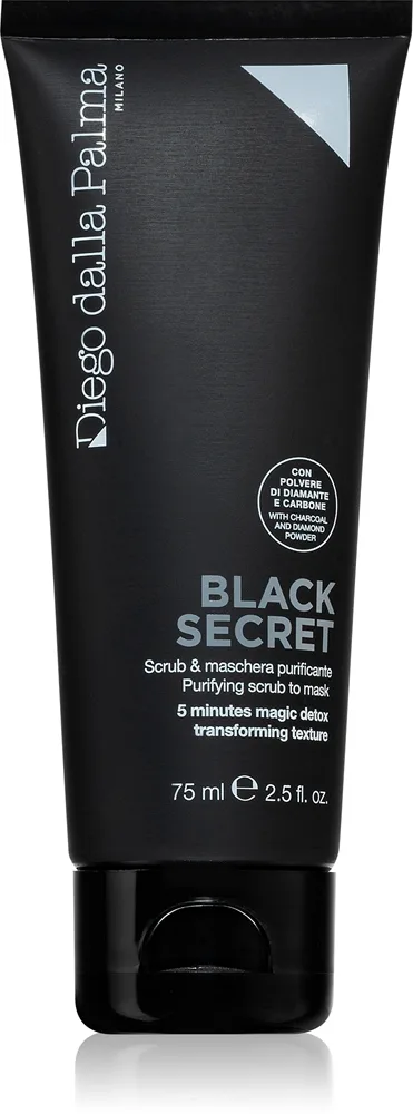 Diego dalla Palma Black Secret Purifying Scrub To Mask puhdistava detox-naamio 75 ml