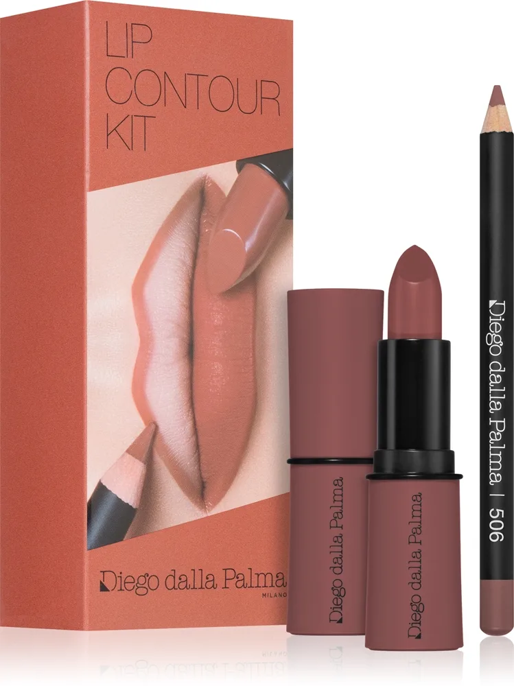 Diego dalla Palma Lip Contour Kit huulimeikkisetti sävy 506 MAUVE 5.1 g