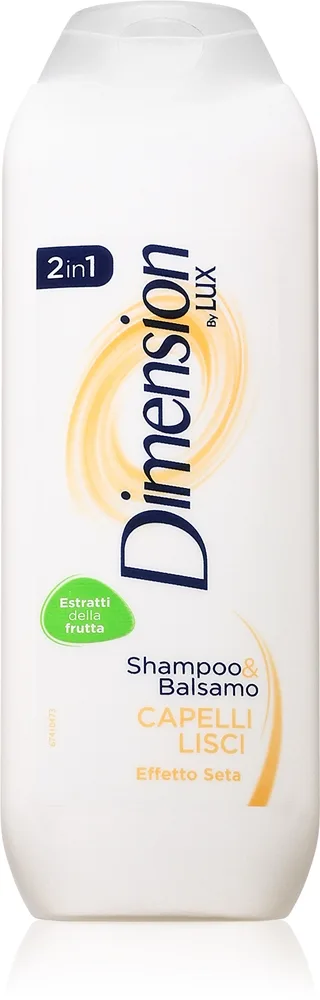 Dimension by Lux 2in1 Schampo och balsam 2-i-1 För hårplattning 250 ml