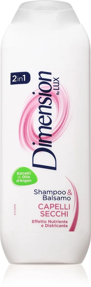 Dimension by Lux 2in1 Schampo och balsam 2-i-1 För torrt hår 250 ml