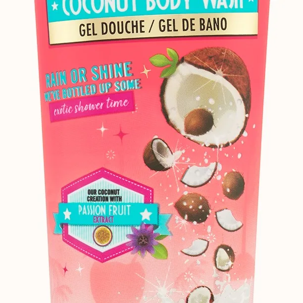 Dirty Works Tropical Rain Power Coconut Body Wash 280 ml