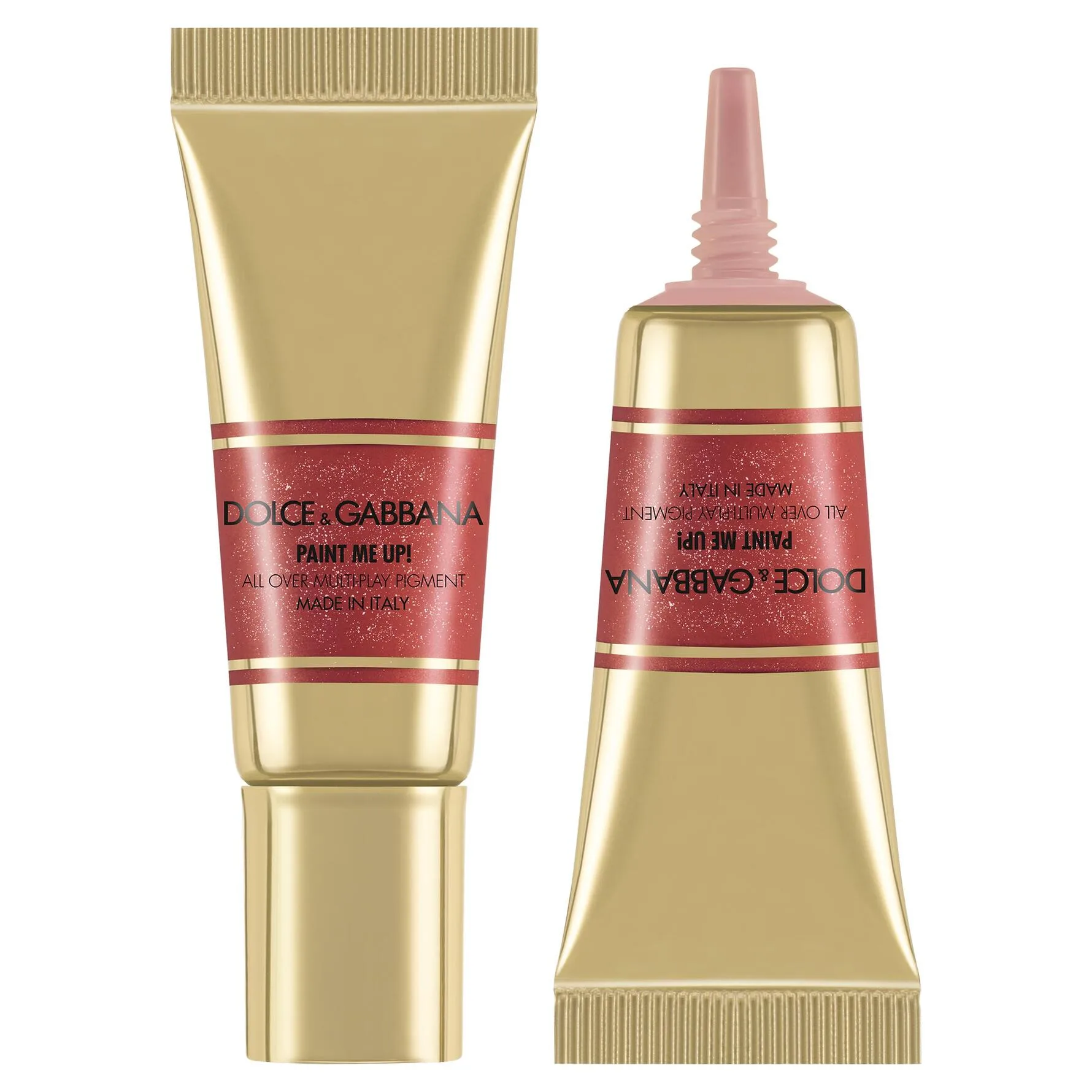 Dolce&Gabbana Bold Paint Me Up! multifunktionell makeup för ögon, läppar och ansikte Skugga 03 Red Sketch - Metallic Brick Red 5 ml