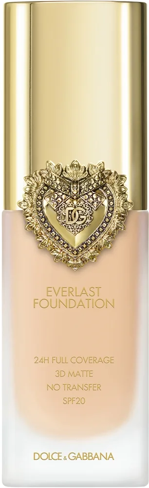Dolce&Gabbana Flawless Everlast Foundation Långvarig foundation med hög skyddsgrad SPF 20 Skugga 06W LIGHT 27 ml