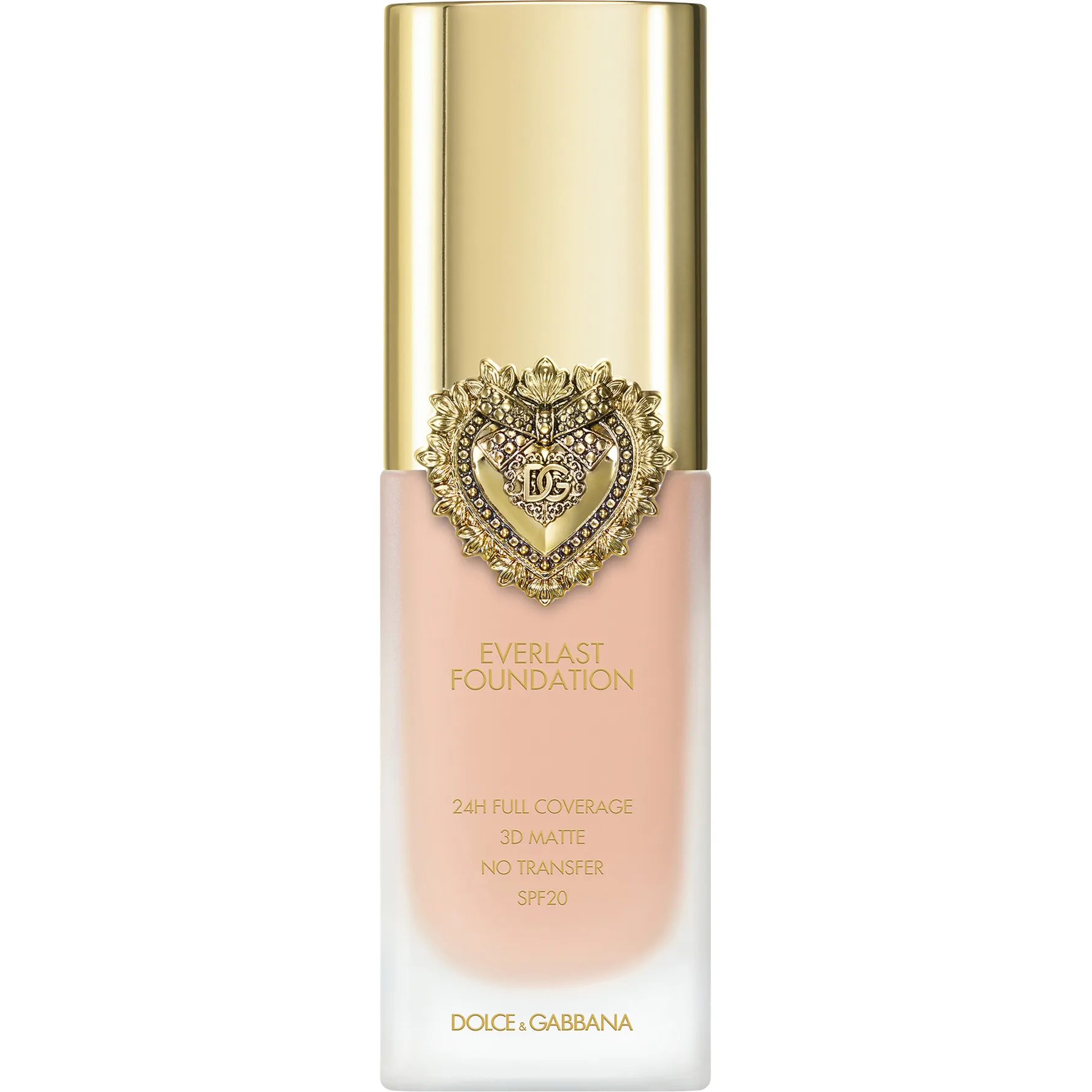 Dolce & Gabbana Flawless Everlast Foundation 24H Full Coverage 3D Matte No Transfer SPF27 8W Light