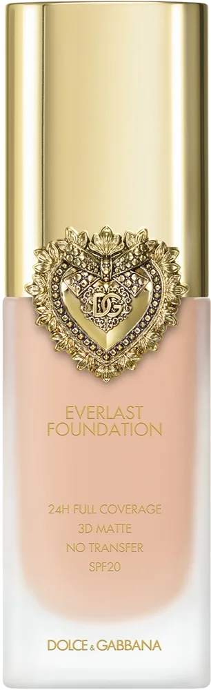 Dolce&Gabbana Flawless Everlast Foundation Långvarig foundation med hög skyddsgrad SPF 20 Skugga 09C Light Medium 27 ml
