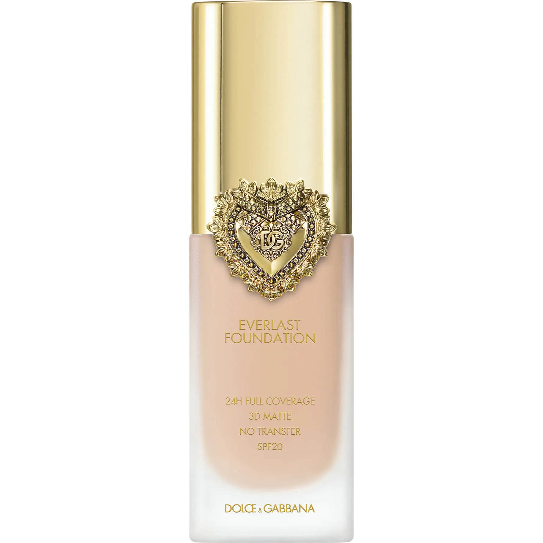Dolce&Gabbana Flawless Everlast Foundation Långvarig foundation med hög skyddsgrad SPF 20 Skugga 10N LIGHT MEDIUM 27 ml