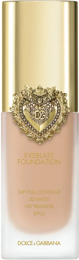 Dolce&Gabbana Flawless Everlast Foundation Långvarig foundation med hög skyddsgrad SPF 20 Skugga 12N LIGHT MEDIUM 27 ml