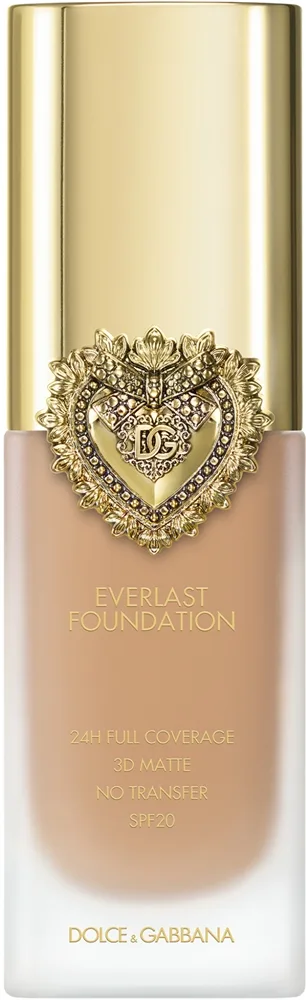 Dolce&Gabbana Flawless Everlast Foundation Långvarig foundation med hög skyddsgrad SPF 20 Skugga 18N MEDIUM 27 ml