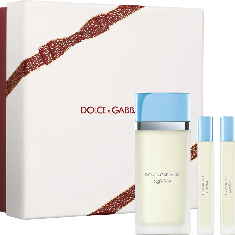 Dolce&Gabbana Light Blue EDT Trio Gift Set Presentförpackning för Kvinnor