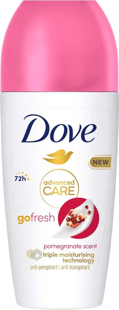Dove 72h Advanced Care Go Fresh Pomegranate Deo Roll-on - 50 ml.