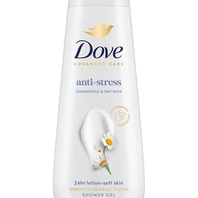 Dove Advanced Care Anti‑Stress Chamomile & Oat Milk Shower Gel 600 ml
