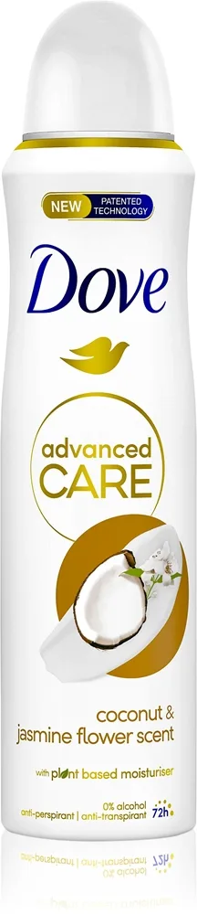 Dove Advanced Care Coconut & Jasmine Flower Scent deodorantti suihke 150 ml