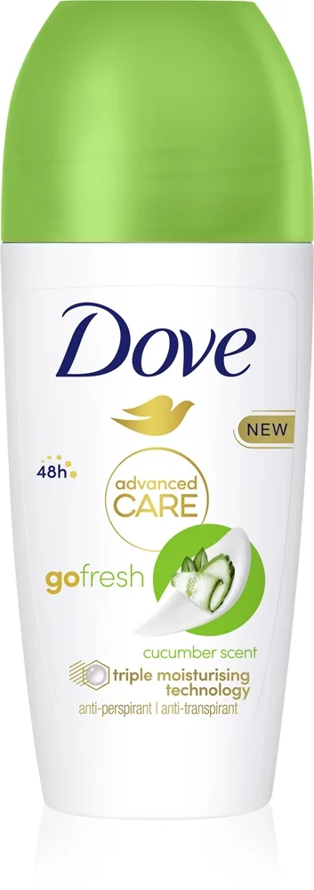 Dove Advanced Care Go Fresh Cucumber & Green Tea roll-on-antiperspirantti 50 ml