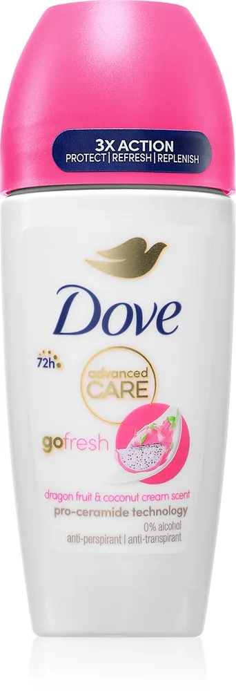 Dove Advanced Care Go Fresh Dragon Fruit & Cocconut antiperspirantti roll-on 50 ml